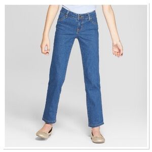 Girls Mid-Rise Straight Jeans Cat & Jack 18 Plus